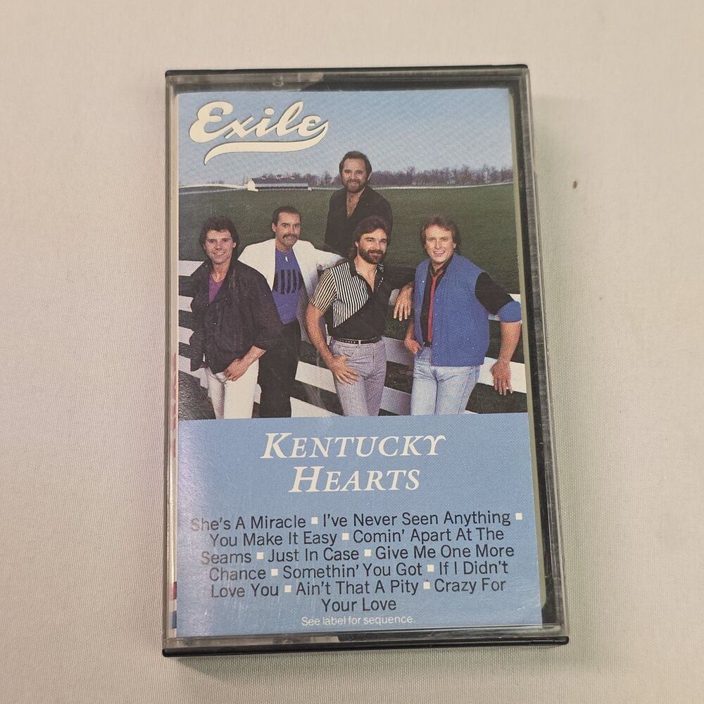 Kentucky Hearts by Exile (Country) (Cassette, Epic) Vintage Country Music Album